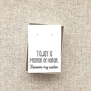 Gracias por ser mi dama de honor, propuesta de dama de honor, oro rosa, por siempre mi hermana, regalo de dama de honor, casarse