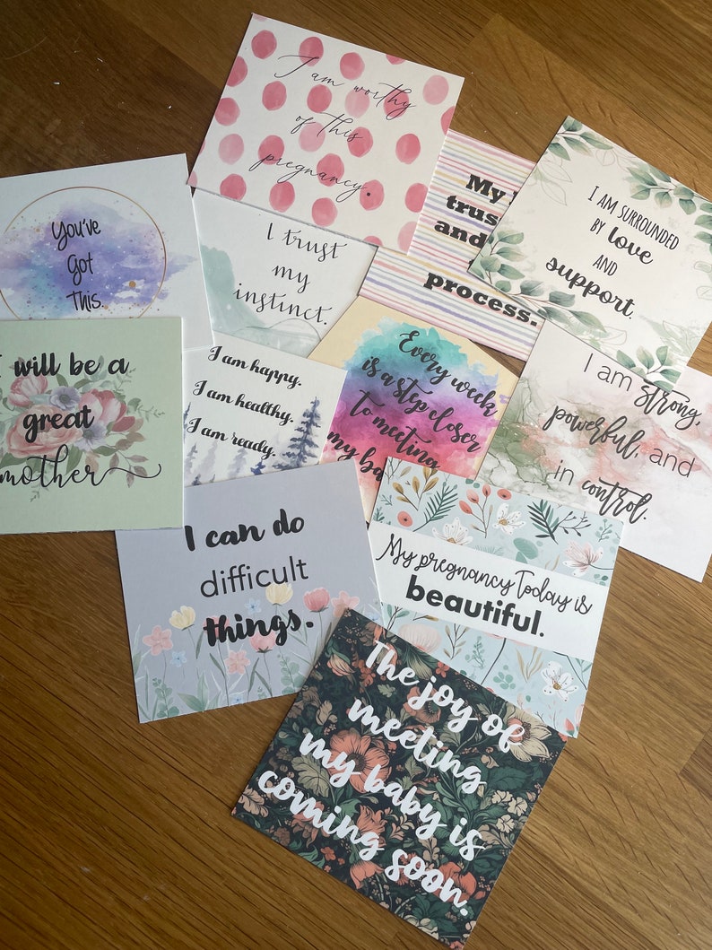 Expecting Mom Affirmation Box|self-care Package |pregnancy, Stress ...