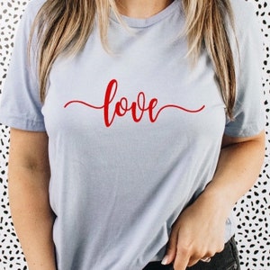 Love Script Shirt, Love Script T-shirt, Love Shirt, Love T-shirt