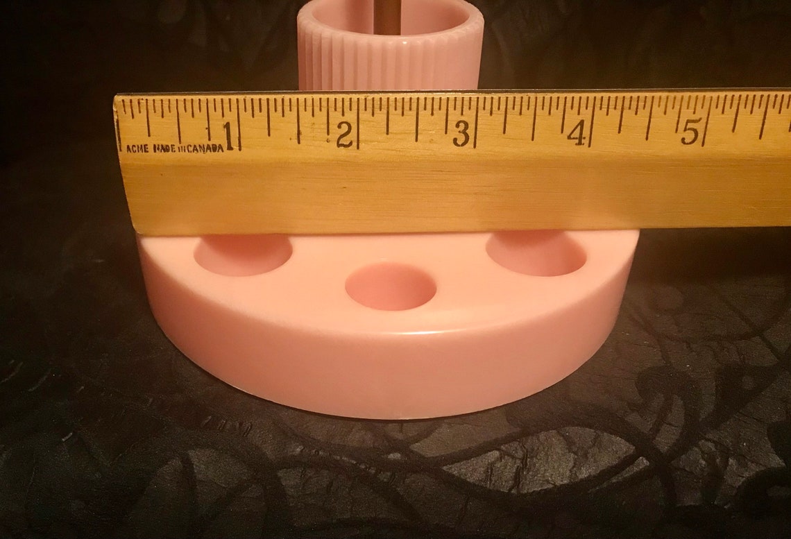 Vintage 50er Jahre rosa Acryl Kunststoff Lippenstift Halter | Etsy