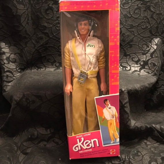 1985 Music Lovin Ken DOLL by Mattel, Walkman Ken, Original Box - Etsy