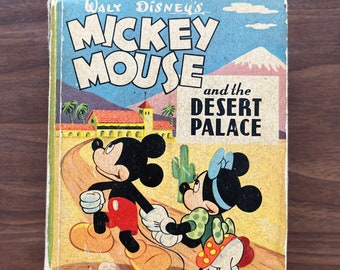 Walt Disney’s Mickey Mouse and the Desert Palace Book, The Better Little Book 1451, Published 1948