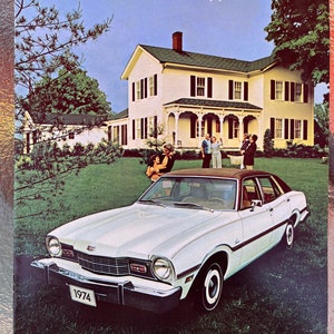 1974 Mercury Comet Sales Brochure, Comet GT, Dealership brochure, 70s Muscle Car Advertisement