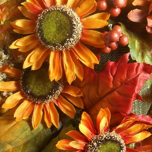 Fall Wreath,Harvest Wreath,Autumn Mesh Wreath,Fall Mesh Wreath,Sunflower Wreath, Fall Deco Mesh Wreath,Scarecrow Wreath,Welcome Fall Wreath, image 8