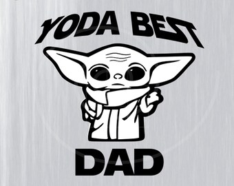 Download Free Yoda Best Dad Svg Etsy SVG Cut Files