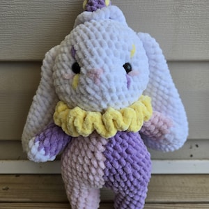 Crochet Jester Bunny | Crochet Clown Bunny
