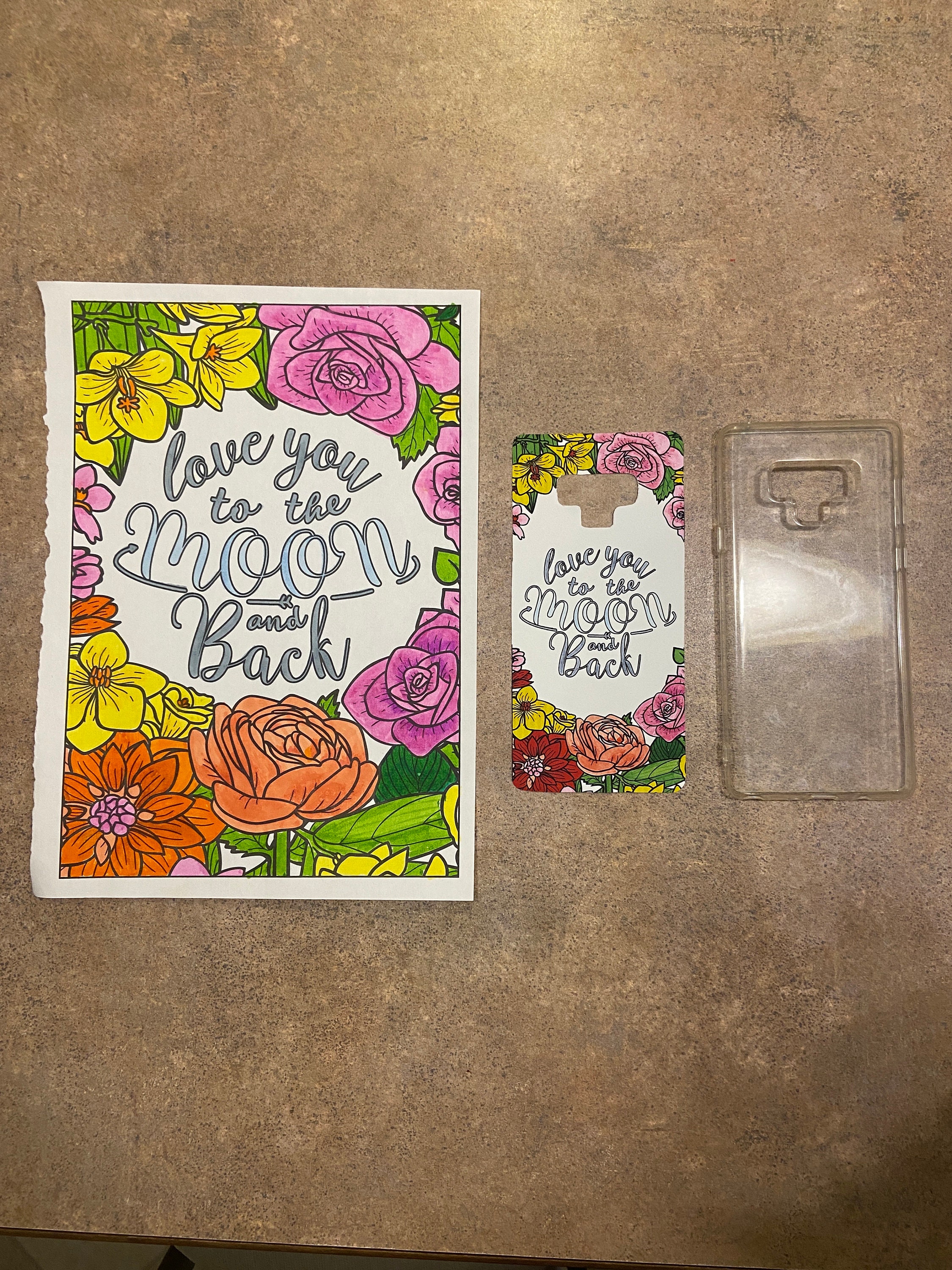 Phone Case Insert Custom PHOTO Phone Case Insert - Etsy