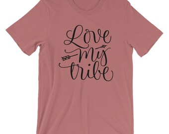 Love My Tribe / Tribal / Family / Love / Gift / Bridesmaid / Tribe / Personalized / Arrow / BFF / Mom / Gift for Friend / Back to School