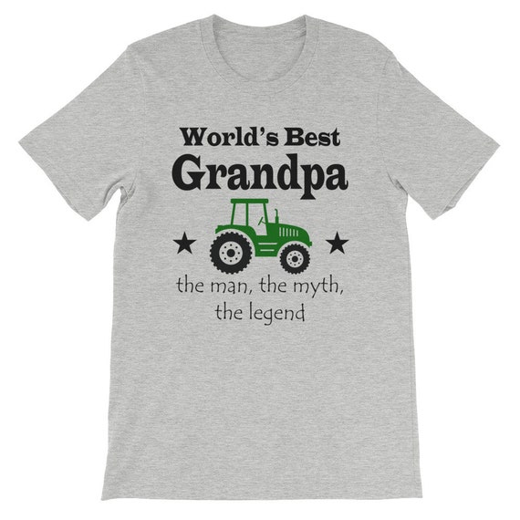 Download World S Best Grandpa Tractor Gift For Grandpa Dad Father S Day Grandparents Day John Deere Farmer New
