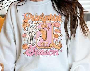 Pumpkin Season PNG, Digital Download, Sublimation, Sublimate, cute, retro, fall, autumn, basic,
