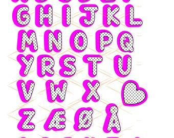 Download Alphabet fonts | Etsy