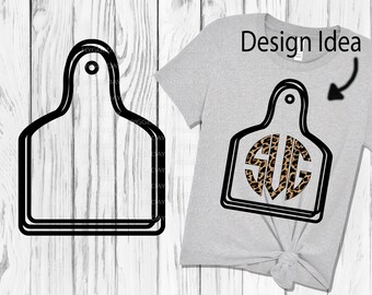 Download Cow Ear Tag Svg Etsy