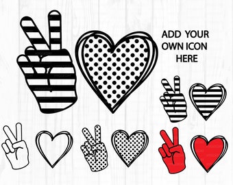 Download Peace love svg | Etsy