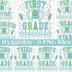 School Grades PNG Bundle: Back to School Sublimation (Digital Download)