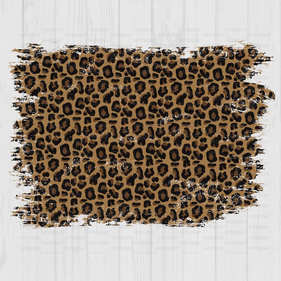 Distressed Leopard Background Png Sublimate Download | Etsy