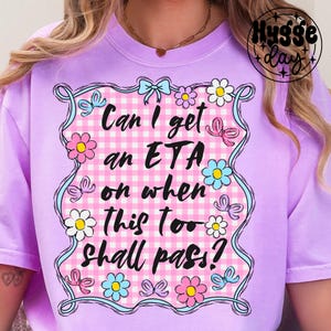 Ook dit gaat door png, digitale download, sublimatie, sublimeren schattig girlie coquette strik doodle overgestimuleerd geestelijke gezondheid grappig