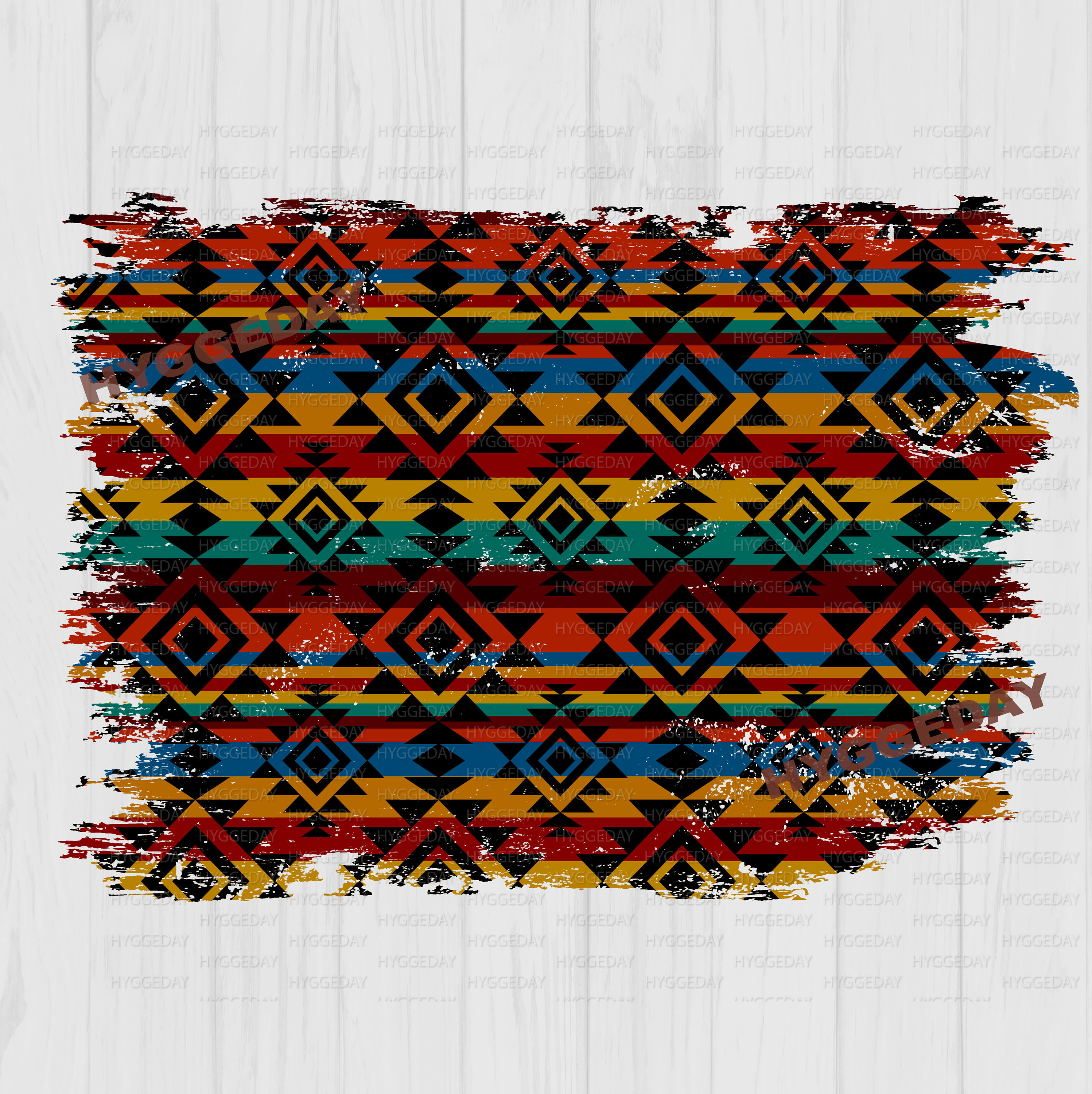 Distressed aztec Background Png Sublimate Download | Etsy