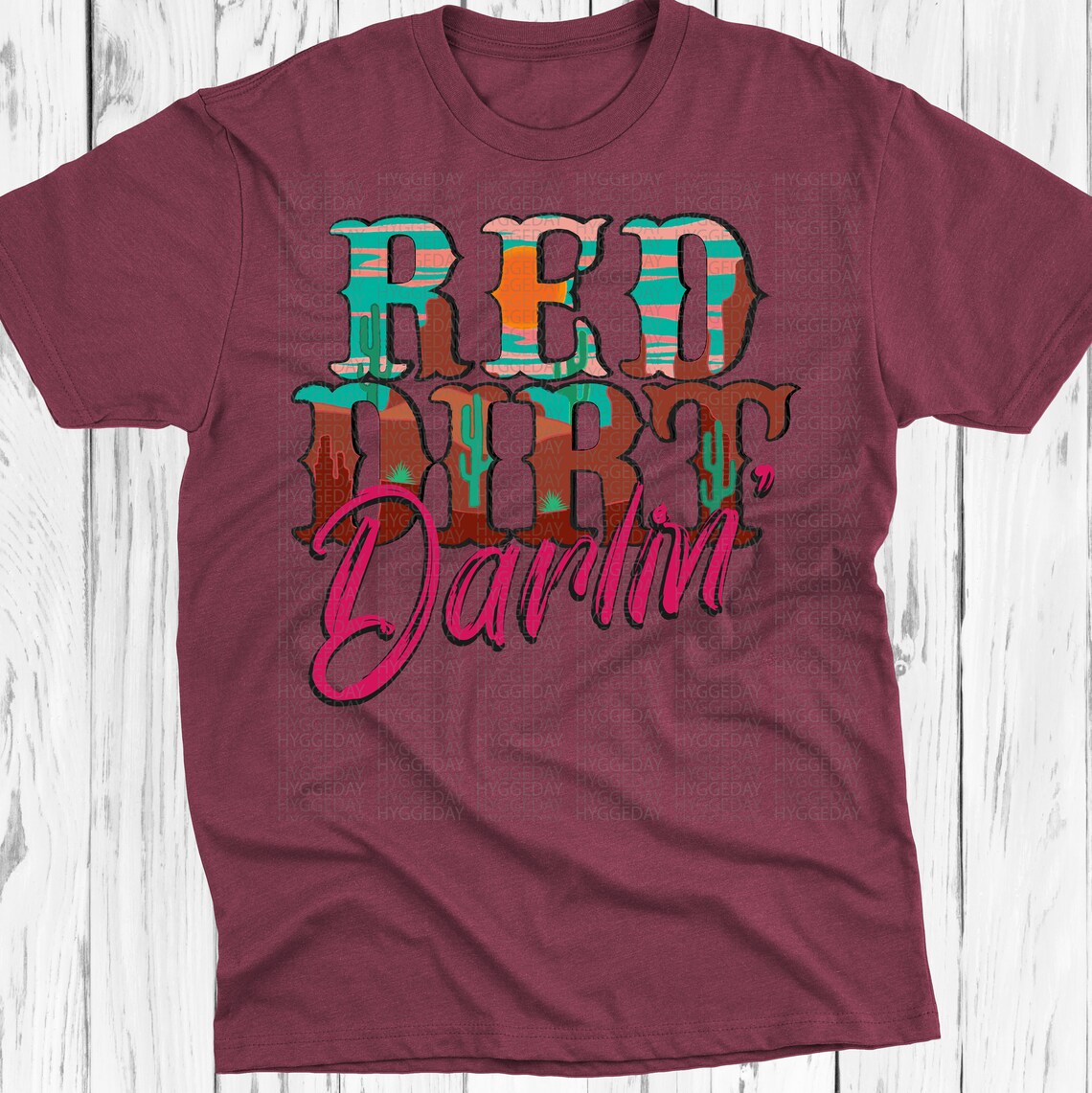 Red Dirt Darlin' PNG Sublimation Download Desert Etsy