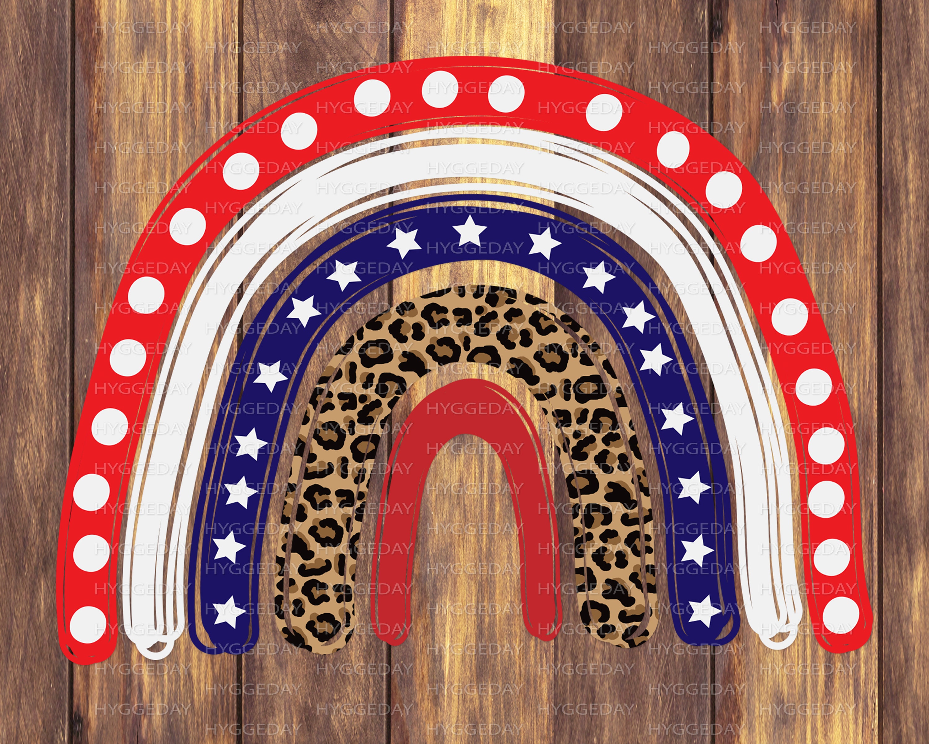 Download America Rainbow Png Sublimation Download 4th Of July Etsy