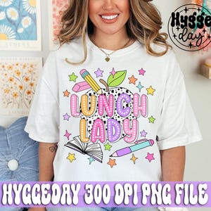 Lunch Lady PNG, Download digitale, Sublimare, Sublimazione, apprezzamento, fine, ritorno a scuola, insegnante, insegnare, carino, stampa dalmata,