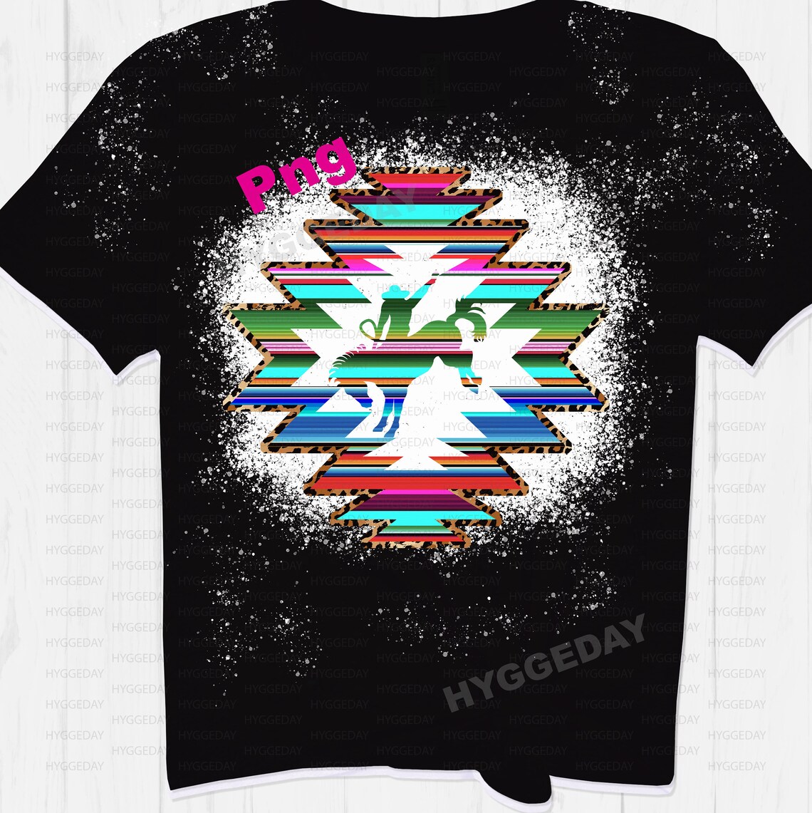 cowboy bronc sublimate serape
