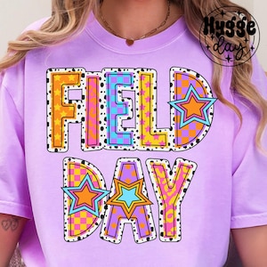 Día de campo Png, Descarga digital, maestro, enseñar, último día, fin de clases, verano, lápiz, Diseño de camiseta preppy sublimada con lazo