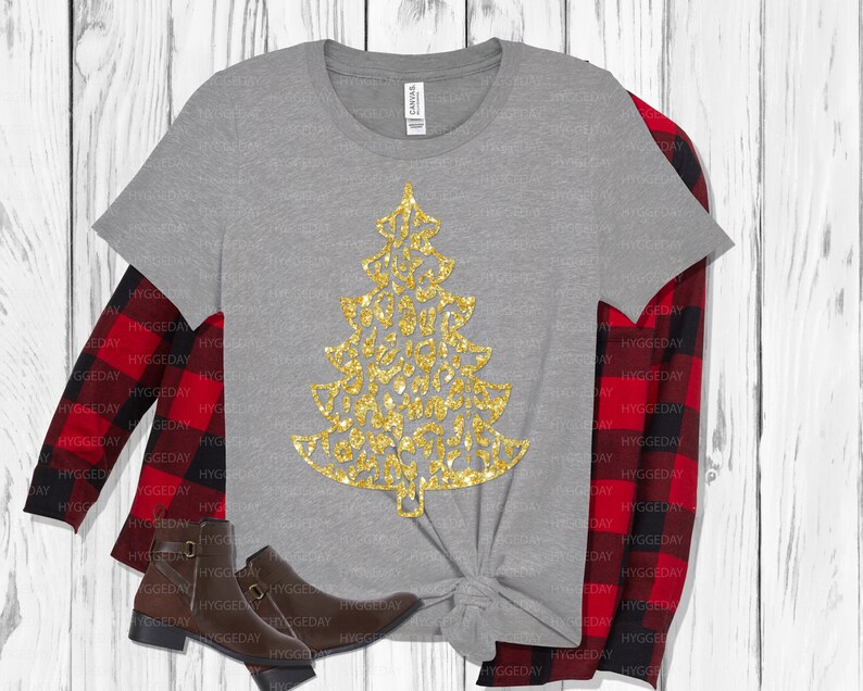 Download Layered Leopard Christmas Tree Svg DXF Cut File Christmas ...