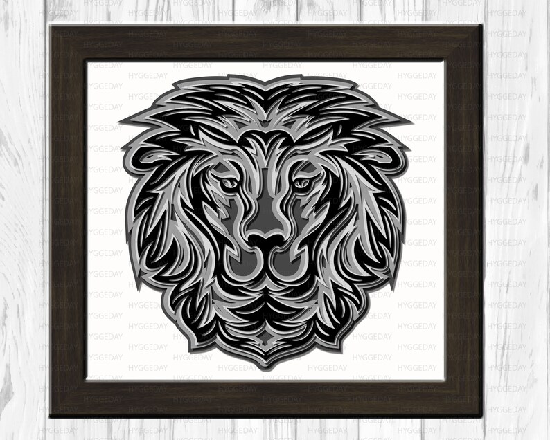 Download Layered Mandala Lion Svg For Crafters - Layered SVG Cut ...