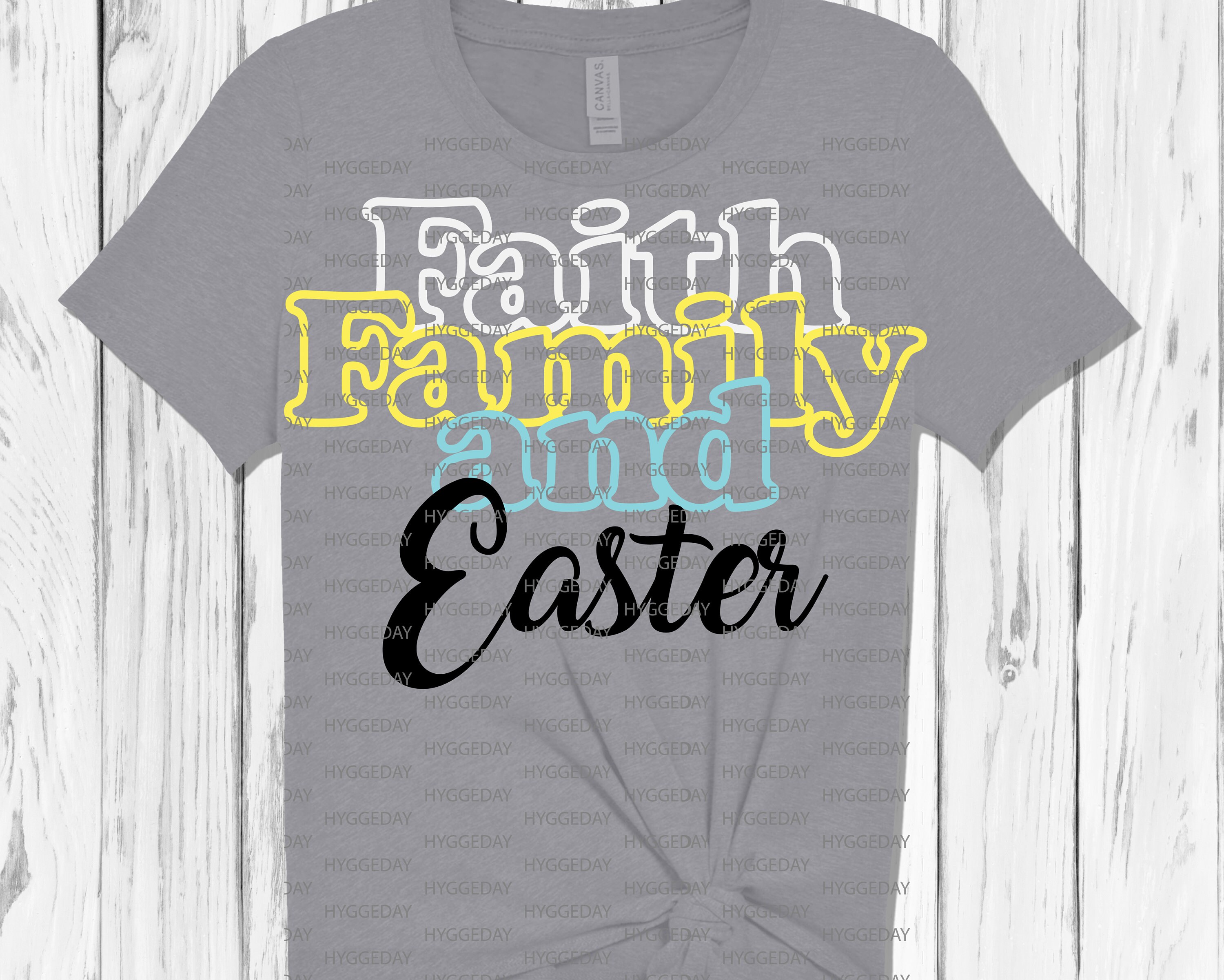Download Faith Family and Easter Svg PNG DXF Cut File Happy Easter | Etsy