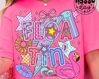 Floatin' PNG: Summer Vacation Sublimation Design (Digital Download)