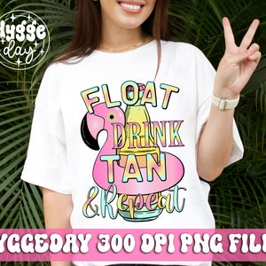 Float PNG, Téléchargement par sublimation, Téléchargement numérique, sublimer, été, soleil, vacances, verre, alcool