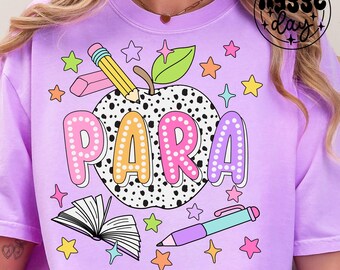 Para PNG: Dalmatian Print Teacher Appreciation Design (Digital Download)