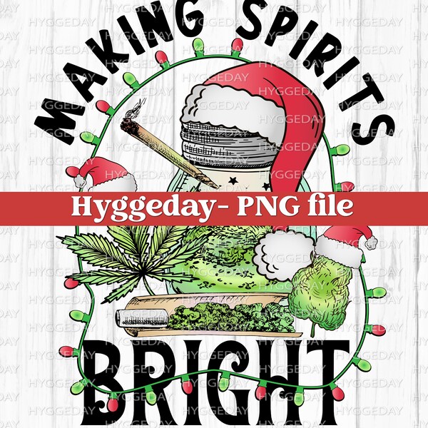 Christmas Cannabis - Etsy