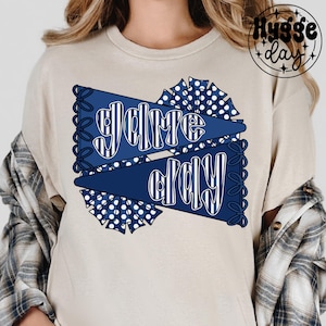 Game day PNG Digital Download Sublimation Sublimate navy school spirit football cheer autumn coquette preppy pennants trendy shirt design