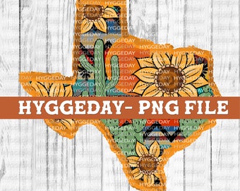 Aztec Sunflower Texas PNG, Sublimation Download, desert, cactus, country, western, serape