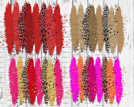 Download Animal Print Bundle Swash Png Brush Stroke Splash Etsy