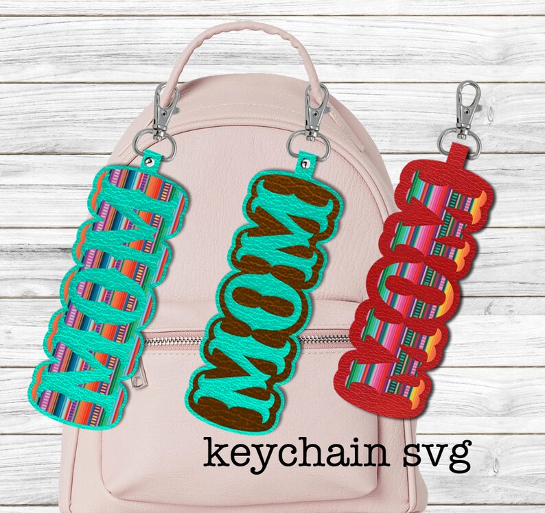 Download Mom Keychain SVG DXF Mother's Day Gift Key fob | Etsy