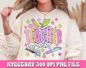 Teacher Dalmatian Print PNG: Back To School Sublimation (Digital Download)