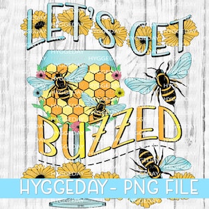 Buzzed PNG, Digitale Download, Sublimate, Sublimatie, bij, zomer, bijenkorf, wijn, drinken, tumbler