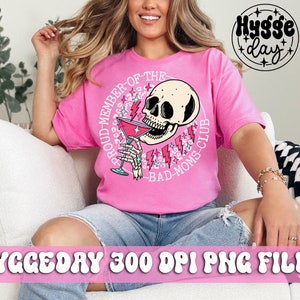 Membro orgoglioso del Bad Moms Club PNG, Download digitale, Sublimazione, Sublimare, cocktail, bevanda, mamma, fulmine, scheletro, teschio,