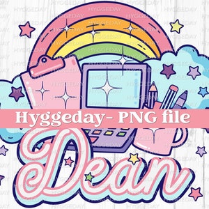 Dean PNG, Digital Download, Sublimation, Sublimate, back to school, teacher, school occupation, office,