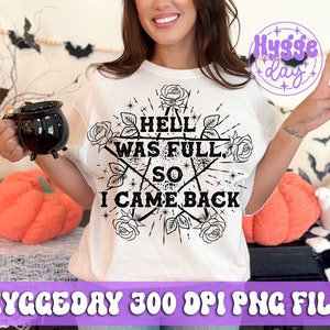 Enfer PNG, téléchargement numérique, sublime, vintage, tatouage, rebelle, pécheur, diable, méchant, drôle, halloween, effrayant, une couleur, sublimation,
