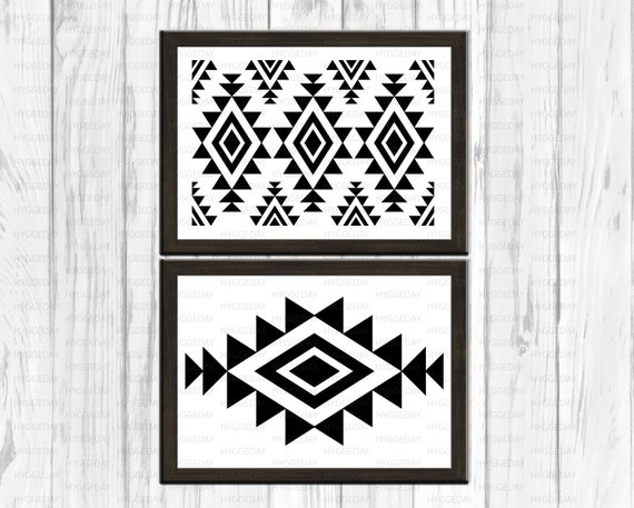 Download Tribal Patterns Svg Dxf Png Aztec Patterns Boho Farmhouse Etsy