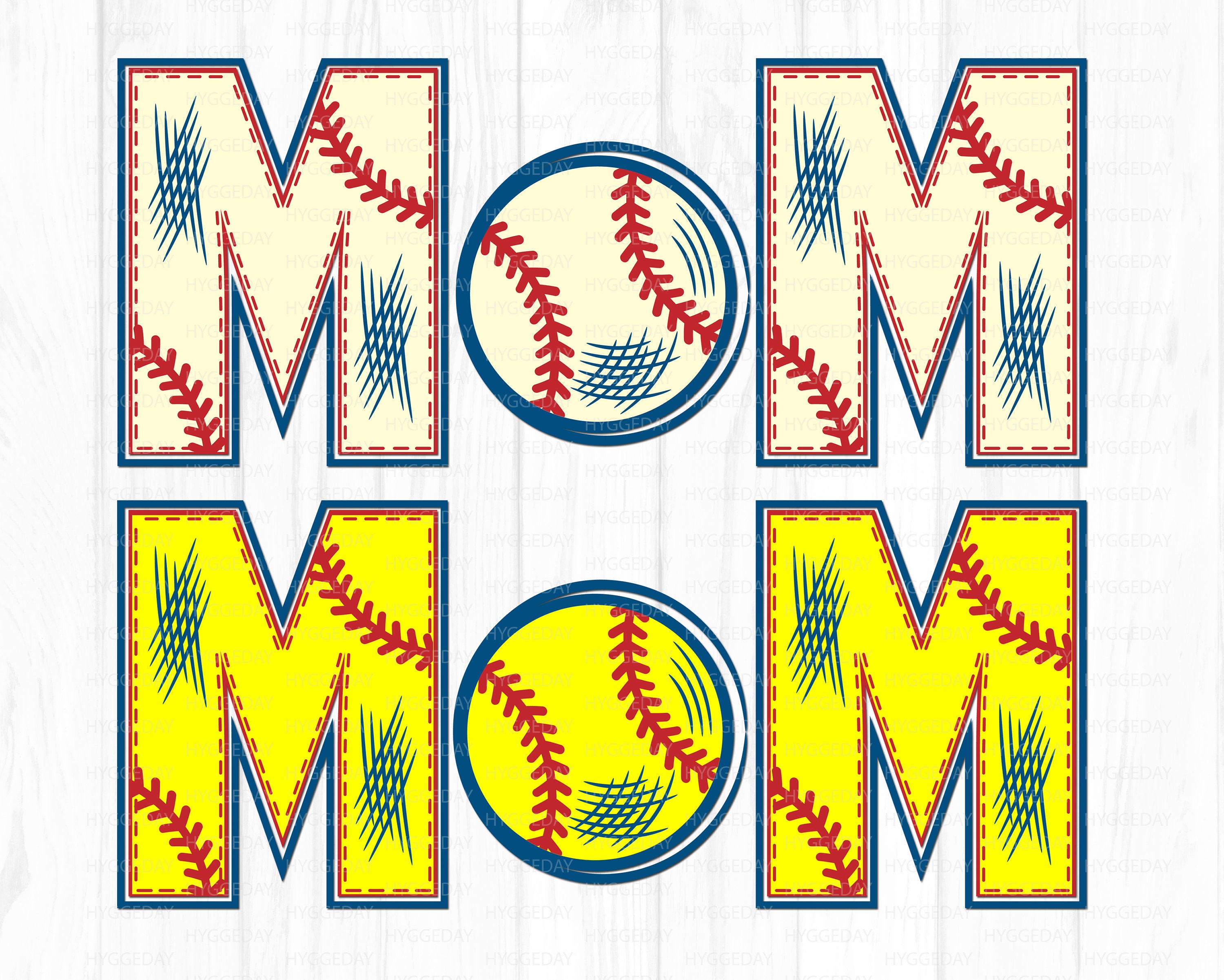 Baseball Softball Mom Svg Dxf Png Cut File Baseball Play Etsy