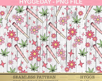 Seamless Cannabis Png, Digital Download, Pattern, Repeat, Digital Paper, Printable, Background, 420, pot, retro, cute,
