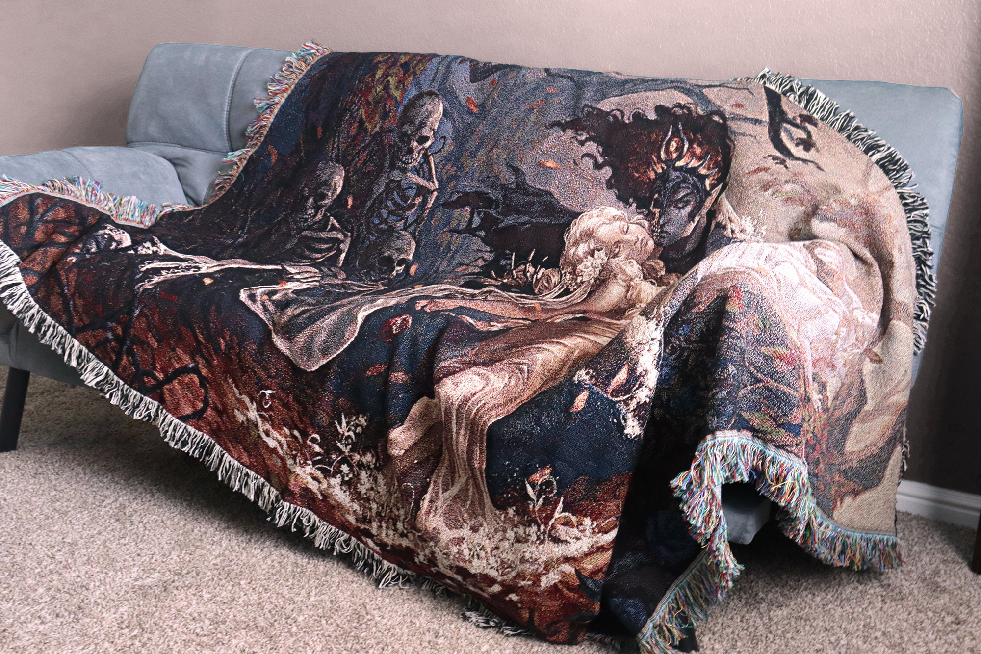 Woven Blanket Tapestry Etsy
