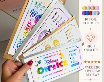 Personalised Bespoke Ticket Gift | Custom Event Ticket | Concert Ticket Gift | Experience Gift | Birthday Gift | Any Occasion | Custom Event
