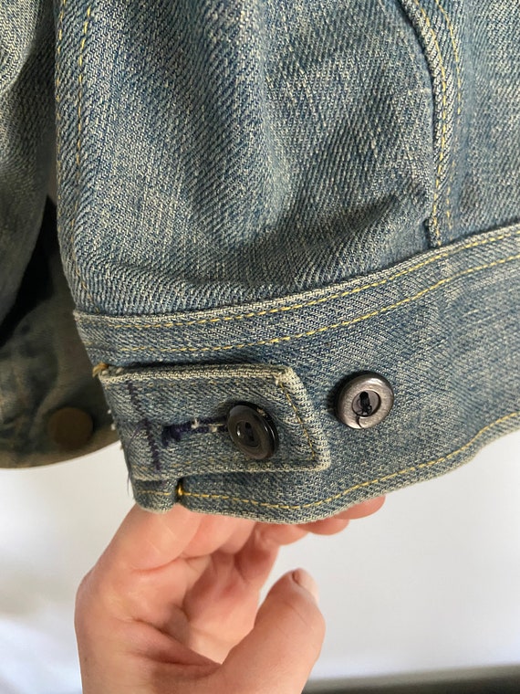Vintage 70s Lee Harley Davidson Denim Jacket - image 8