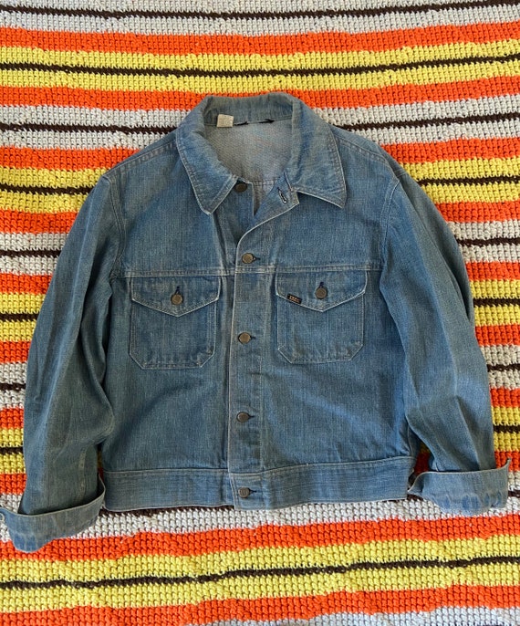 Vintage 70s Lee Harley Davidson Denim Jacket