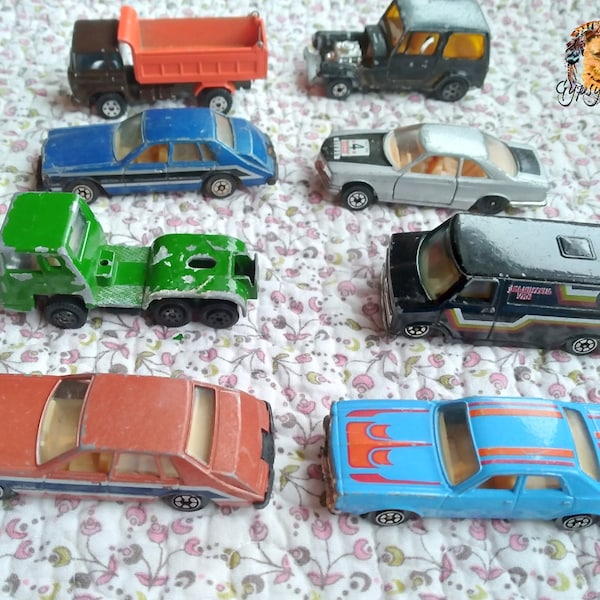 Your Choice of Eight Vintage Yatming Toy Cars / Matchbox Cars / Vintage Toy Cars / Toy Race Cars / Vintage Race Cars / Toy Vans / Toy Cars /